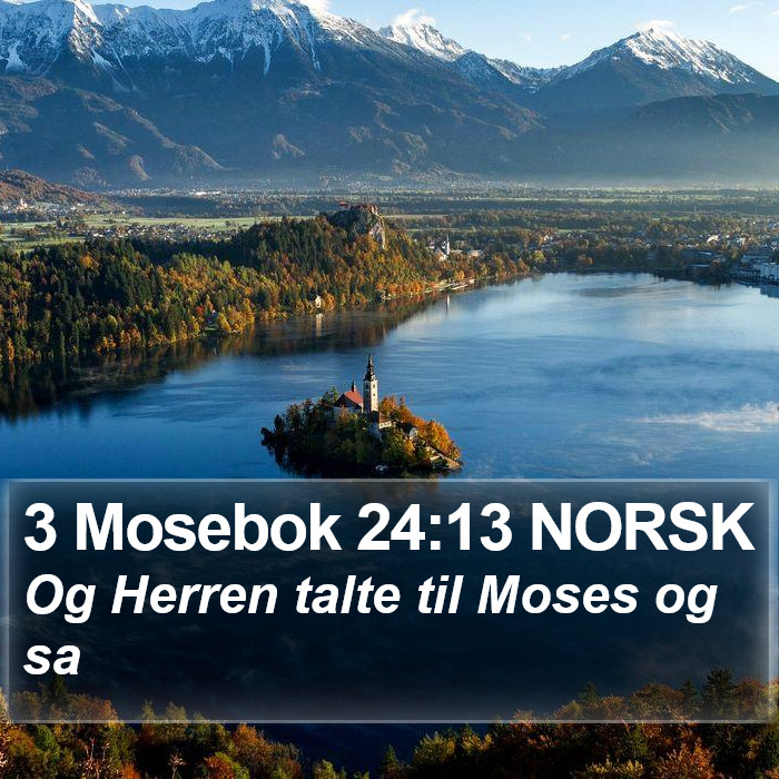 3 Mosebok 24:13 NORSK Bible Study