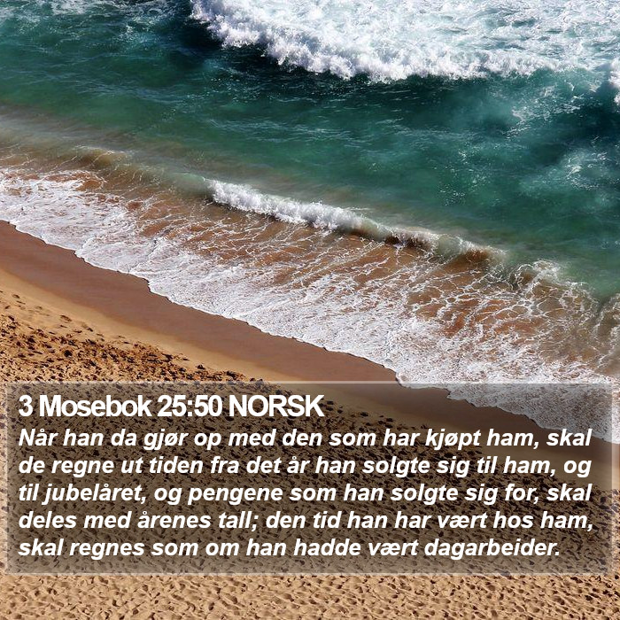 3 Mosebok 25:50 NORSK Bible Study