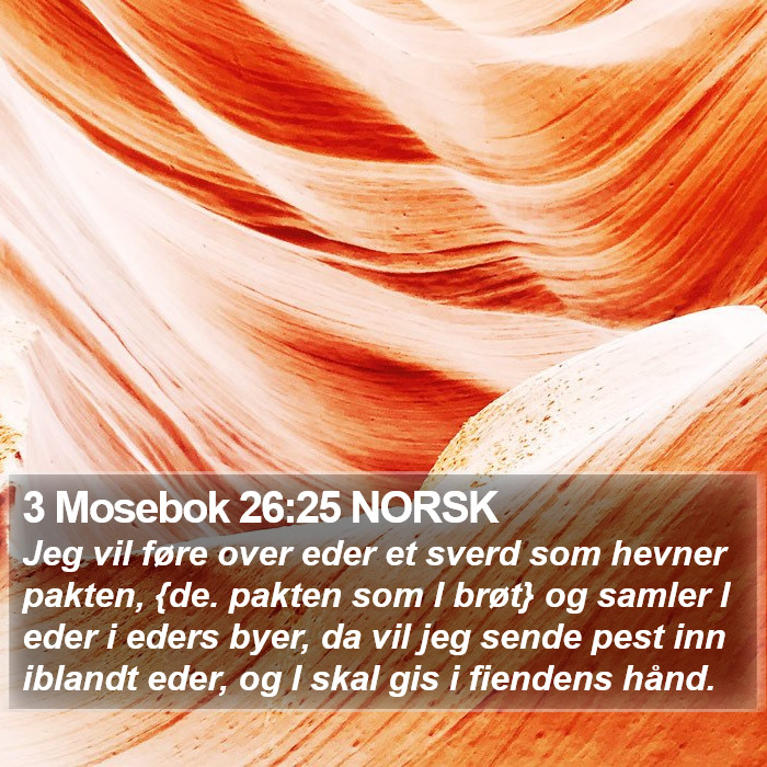 3 Mosebok 26:25 NORSK Bible Study