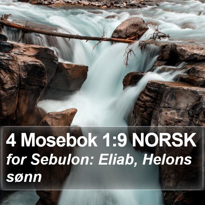 4 Mosebok 1:9 NORSK Bible Study