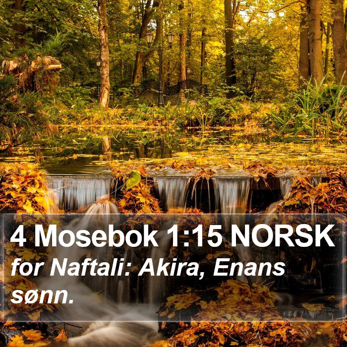 4 Mosebok 1:15 NORSK Bible Study