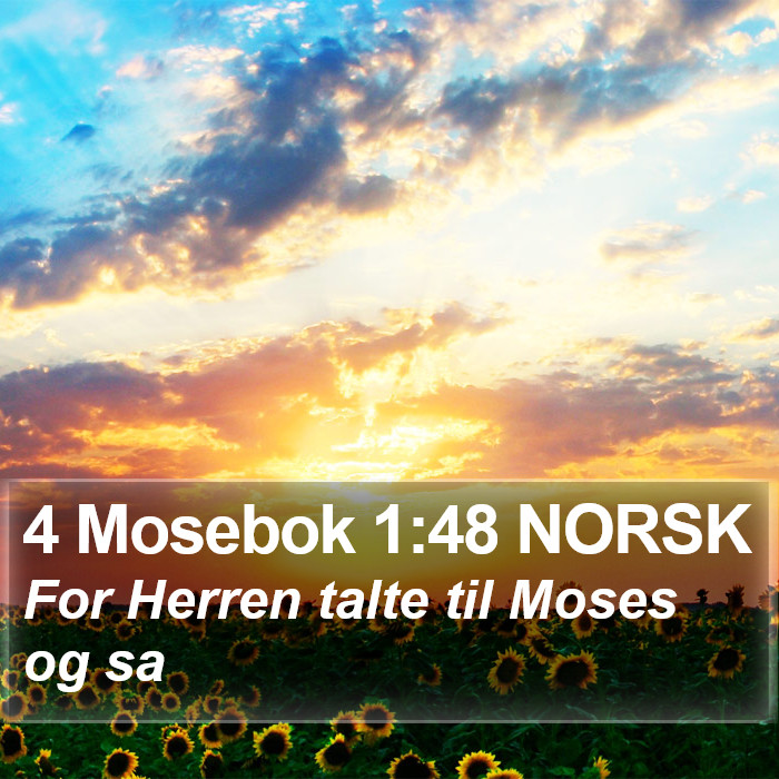 4 Mosebok 1:48 NORSK Bible Study