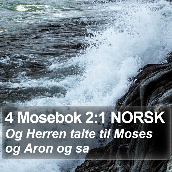 4 Mosebok 2:1 NORSK Bible Study