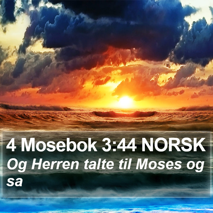 4 Mosebok 3:44 NORSK Bible Study