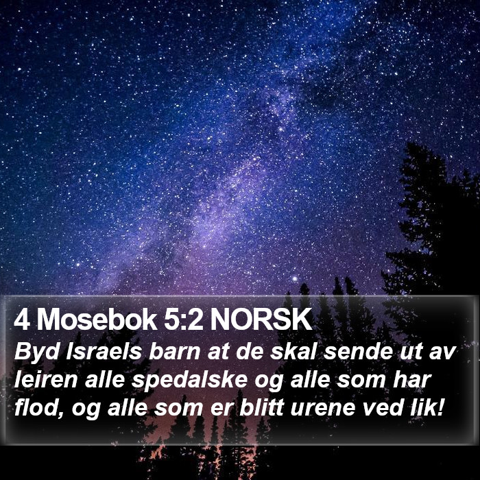 4 Mosebok 5:2 NORSK Bible Study