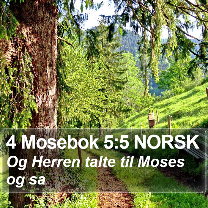 4 Mosebok 5:5 NORSK Bible Study