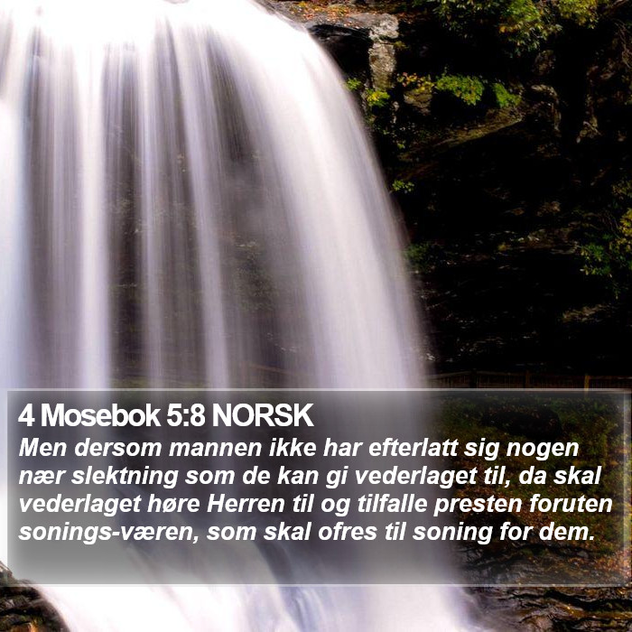 4 Mosebok 5:8 NORSK Bible Study