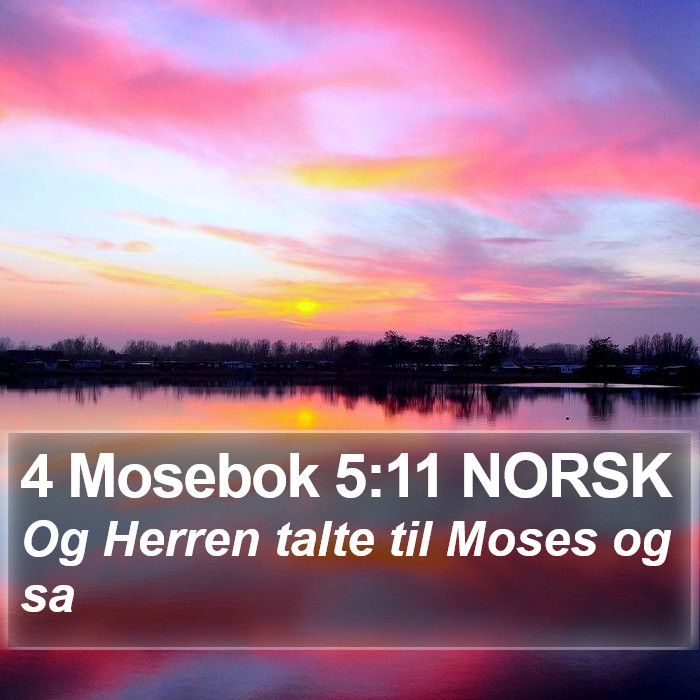 4 Mosebok 5:11 NORSK Bible Study