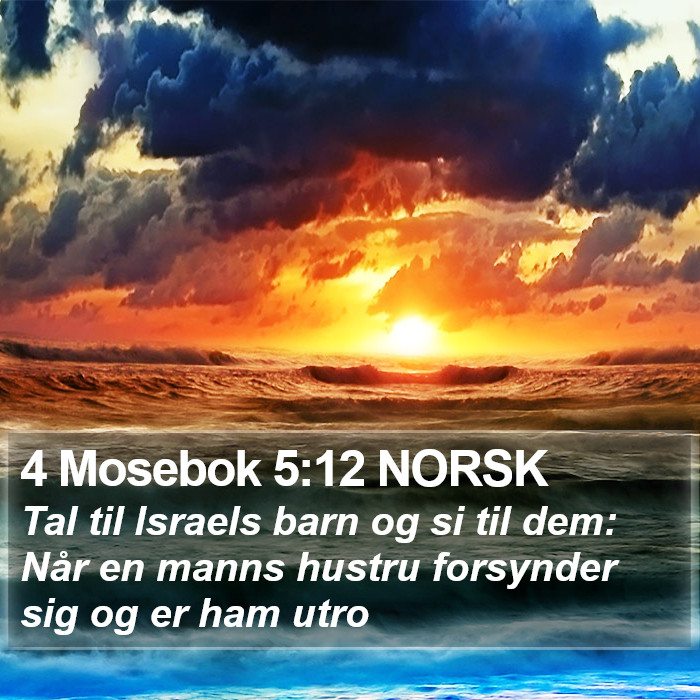 4 Mosebok 5:12 NORSK Bible Study