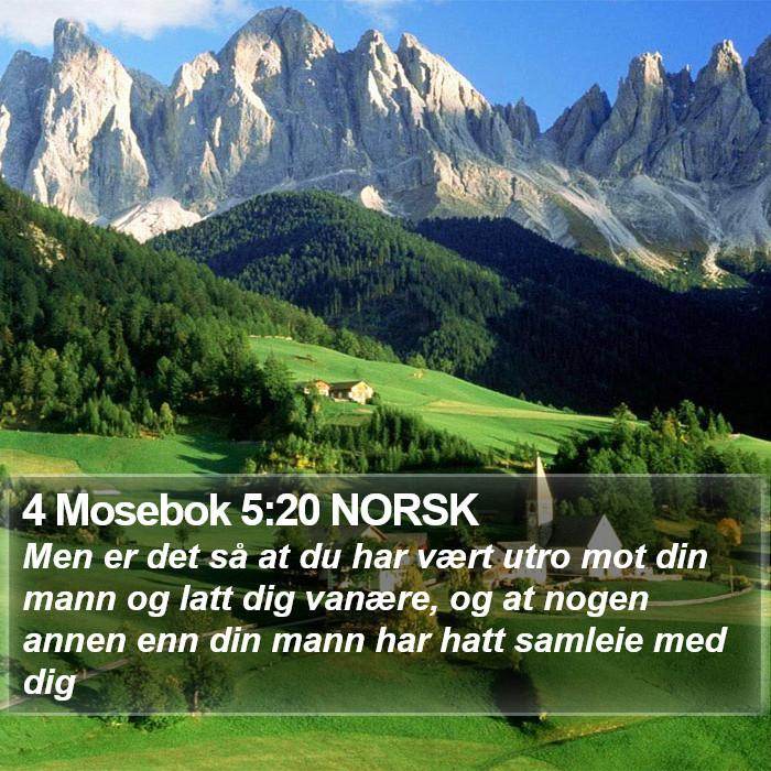 4 Mosebok 5:20 NORSK Bible Study