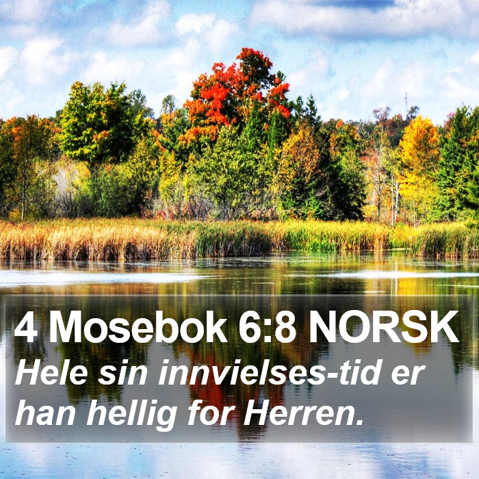 4 Mosebok 6:8 NORSK Bible Study