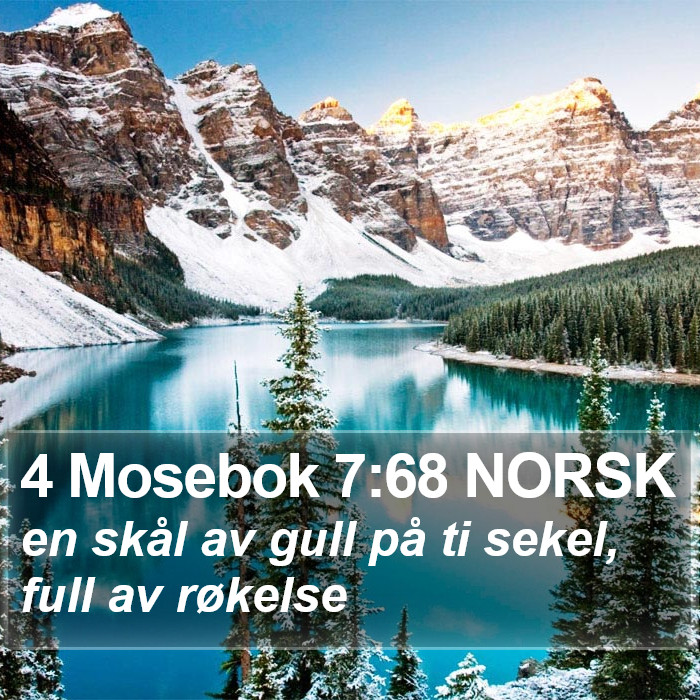 4 Mosebok 7:68 NORSK Bible Study