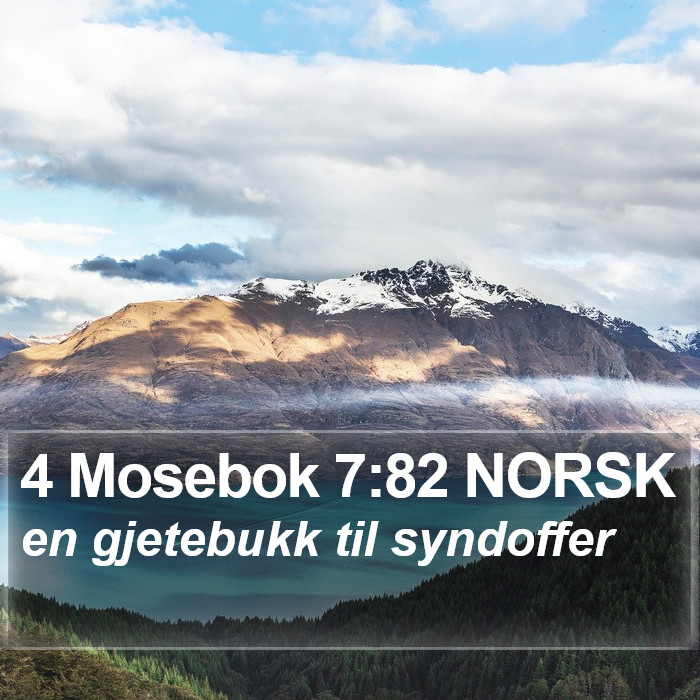 4 Mosebok 7:82 NORSK Bible Study