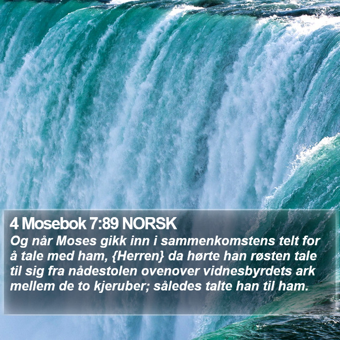 4 Mosebok 7:89 NORSK Bible Study