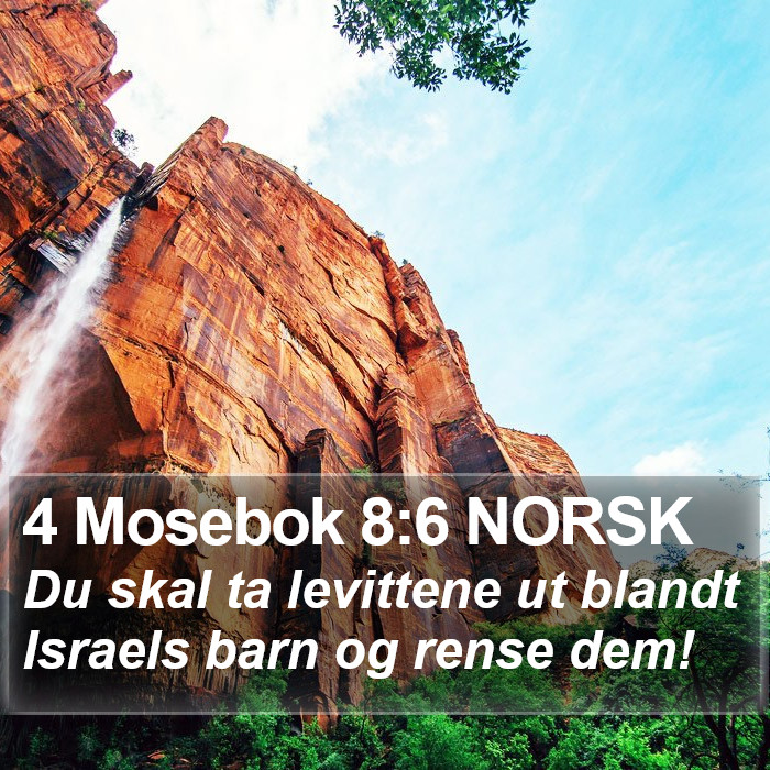 4 Mosebok 8:6 NORSK Bible Study