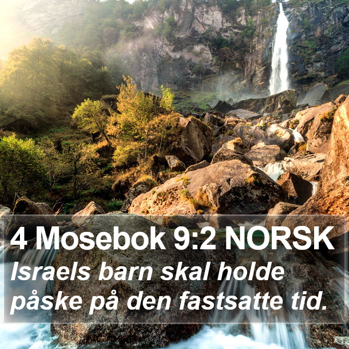 4 Mosebok 9:2 NORSK Bible Study