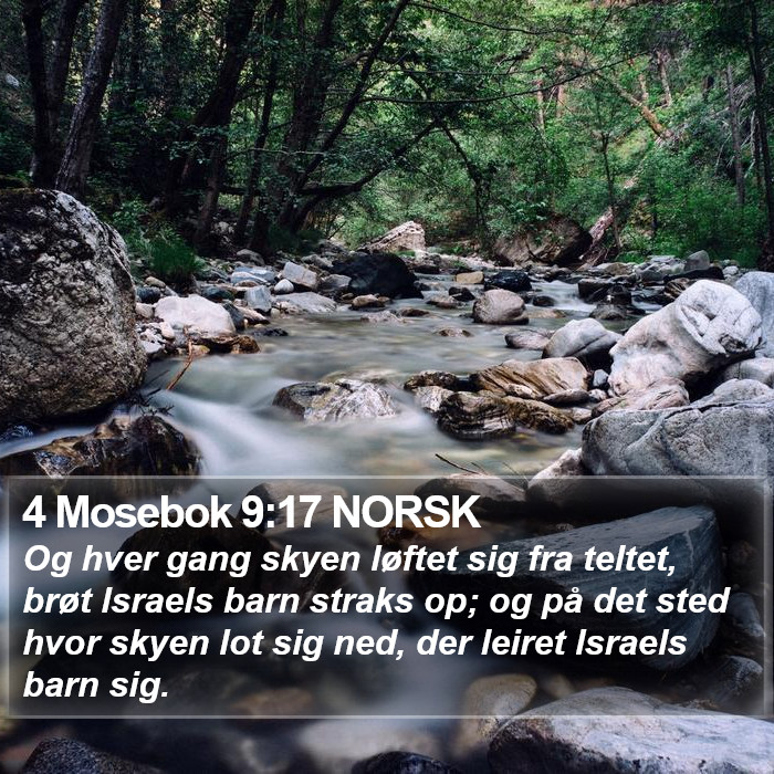 4 Mosebok 9:17 NORSK Bible Study