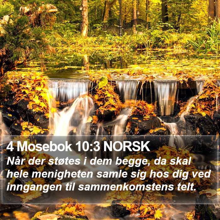 4 Mosebok 10:3 NORSK Bible Study