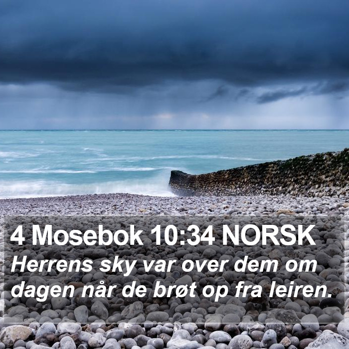 4 Mosebok 10:34 NORSK Bible Study