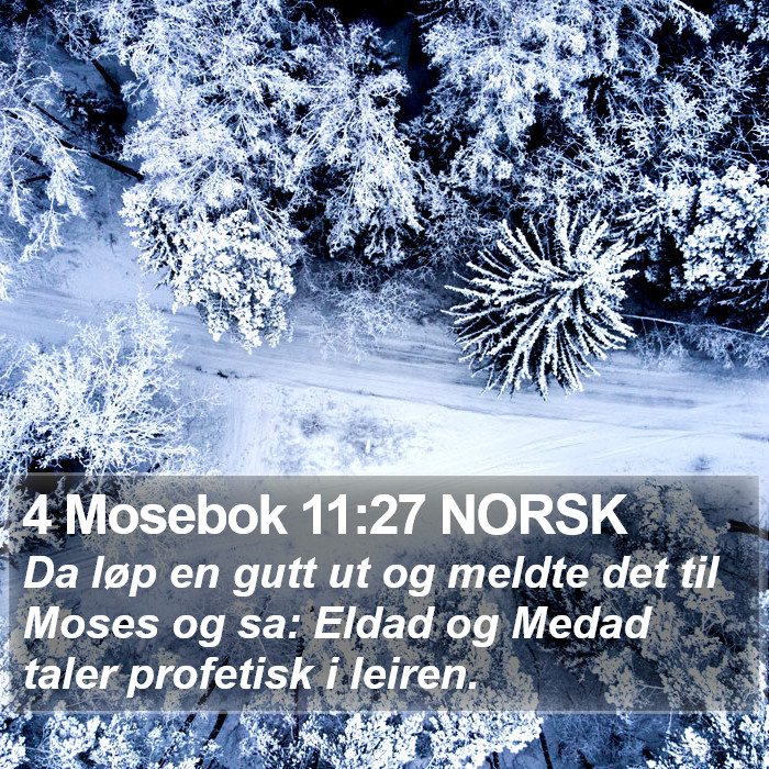 4 Mosebok 11:27 NORSK Bible Study