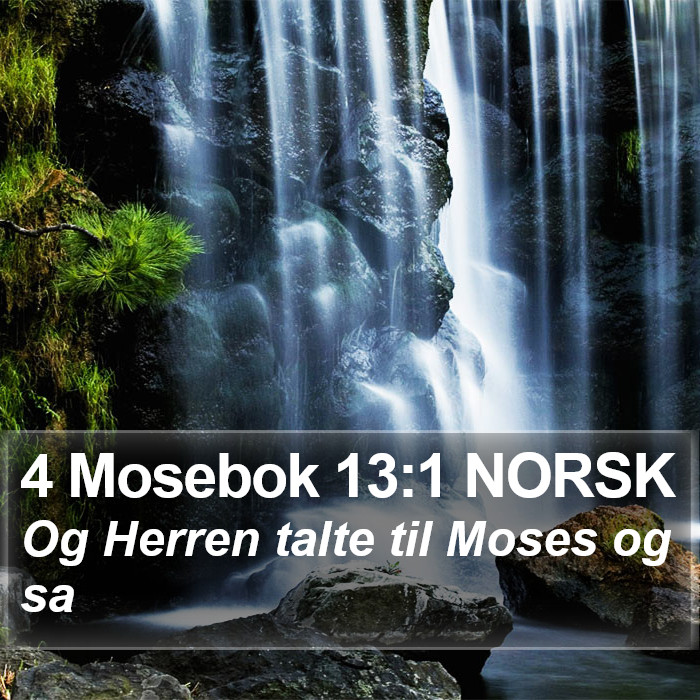 4 Mosebok 13:1 NORSK Bible Study