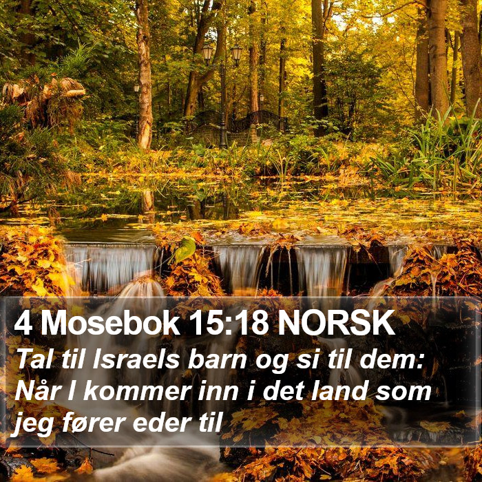 4 Mosebok 15:18 NORSK Bible Study