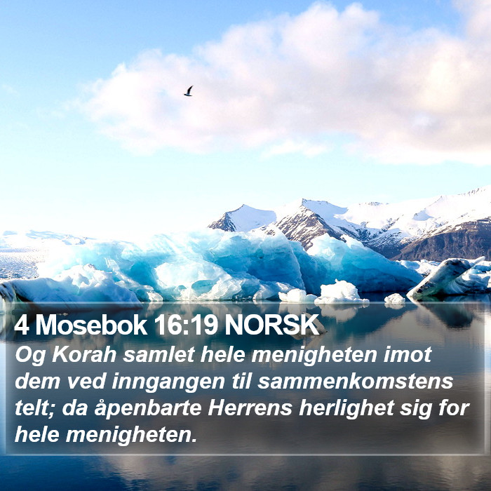 4 Mosebok 16:19 NORSK Bible Study