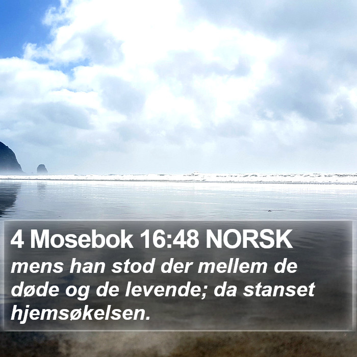 4 Mosebok 16:48 NORSK Bible Study