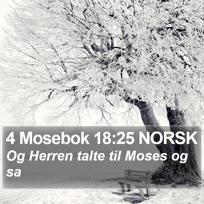 4 Mosebok 18:25 NORSK Bible Study