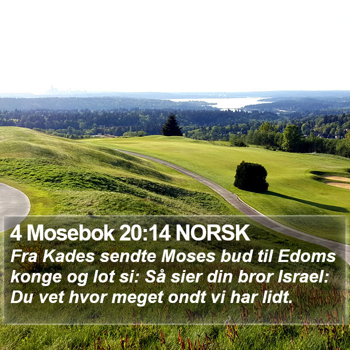 4 Mosebok 20:14 NORSK Bible Study