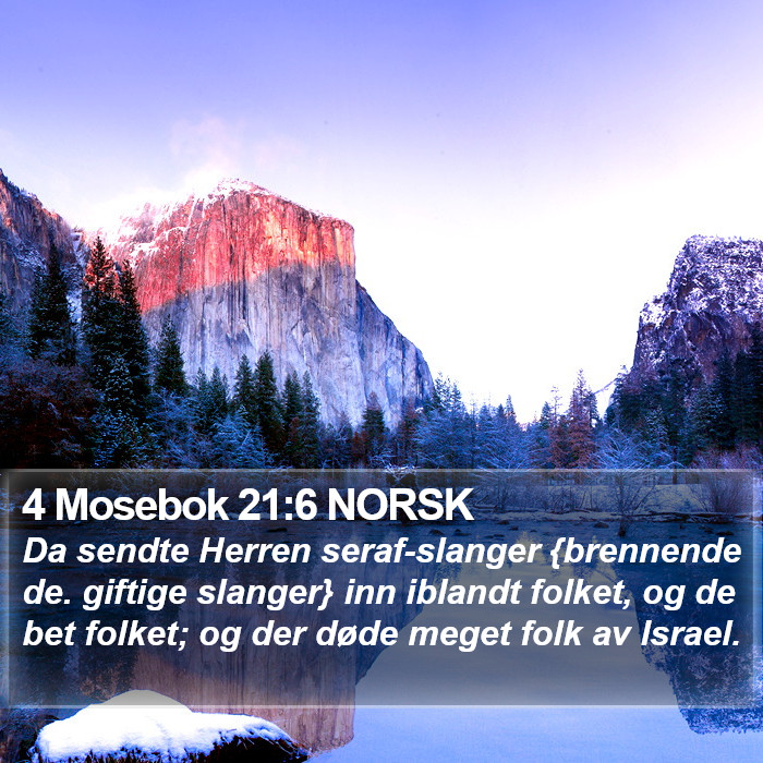 4 Mosebok 21:6 NORSK Bible Study