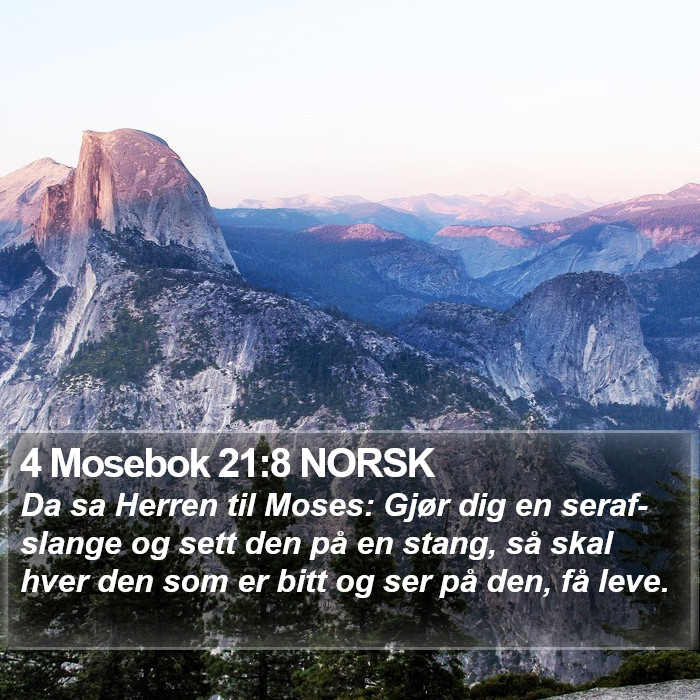 4 Mosebok 21:8 NORSK Bible Study