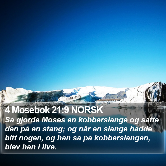 4 Mosebok 21:9 NORSK Bible Study