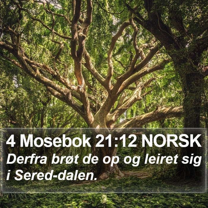 4 Mosebok 21:12 NORSK Bible Study