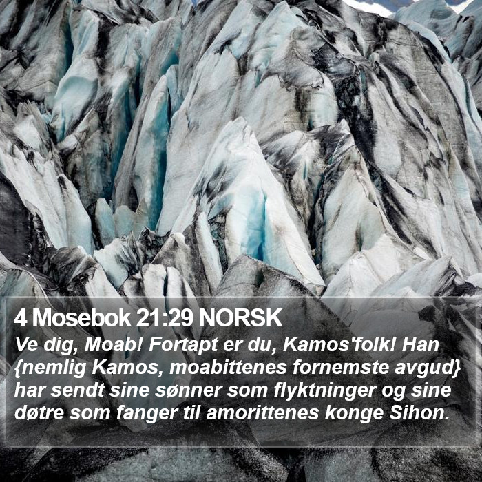 4 Mosebok 21:29 NORSK Bible Study