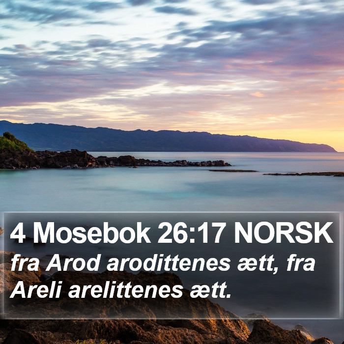 4 Mosebok 26:17 NORSK Bible Study