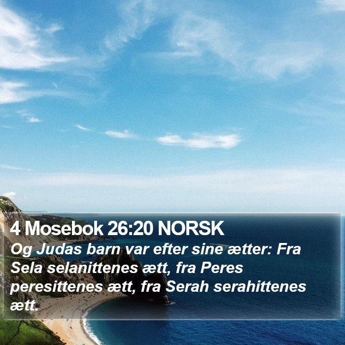 4 Mosebok 26:20 NORSK Bible Study