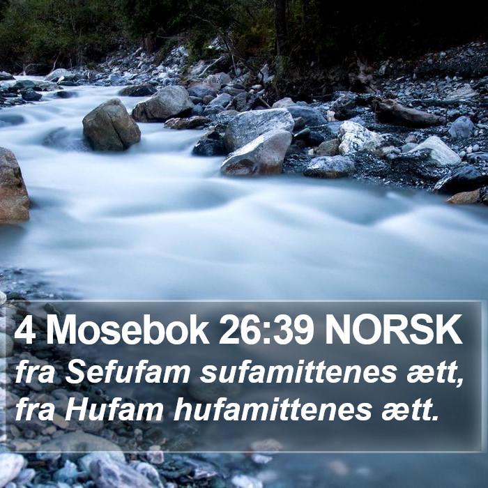 4 Mosebok 26:39 NORSK Bible Study