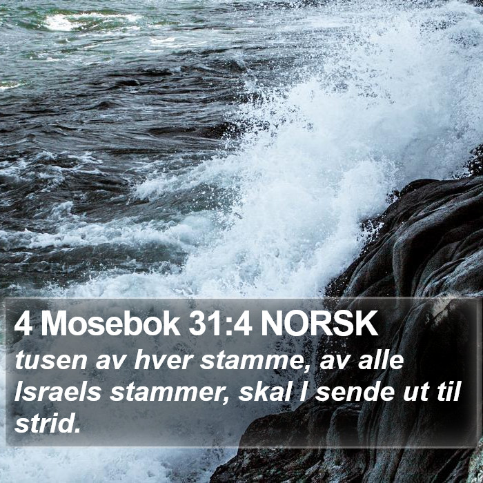 4 Mosebok 31:4 NORSK Bible Study