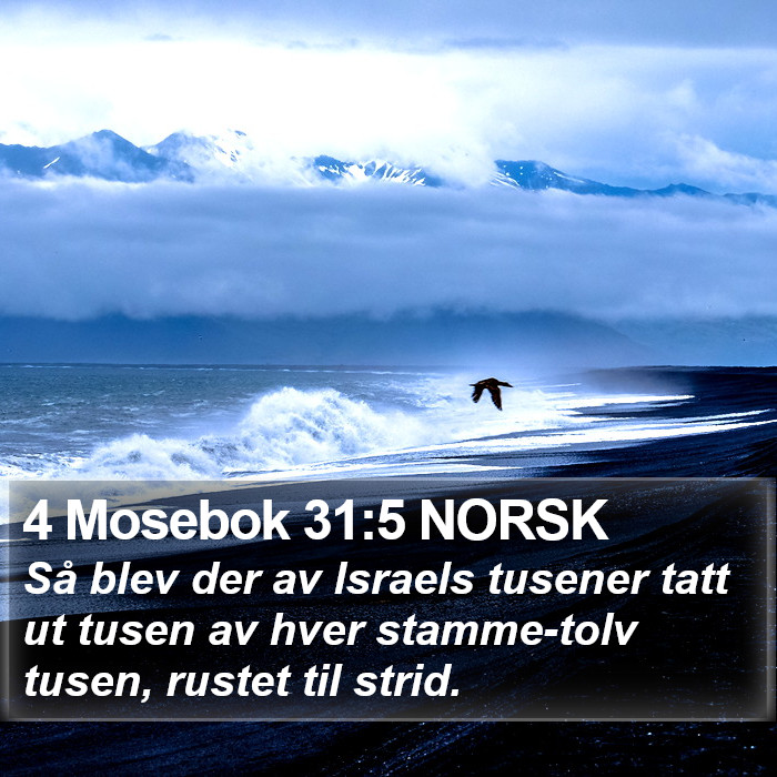 4 Mosebok 31:5 NORSK Bible Study