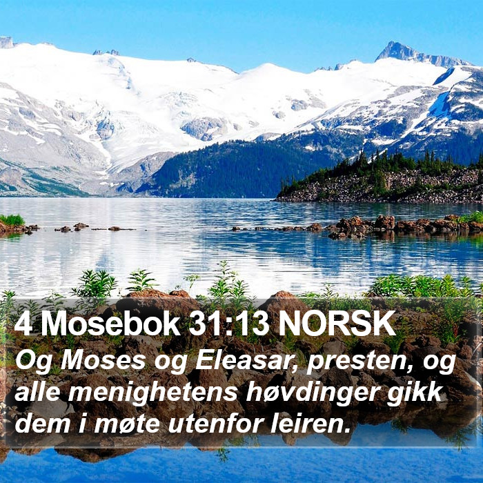 4 Mosebok 31:13 NORSK Bible Study