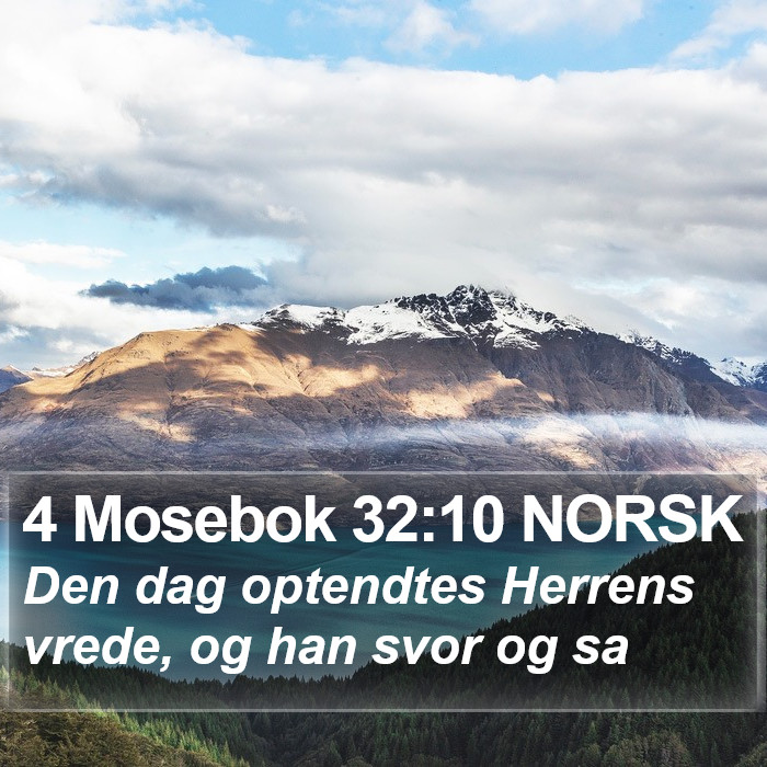 4 Mosebok 32:10 NORSK Bible Study