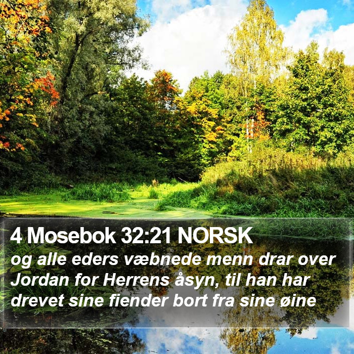 4 Mosebok 32:21 NORSK Bible Study