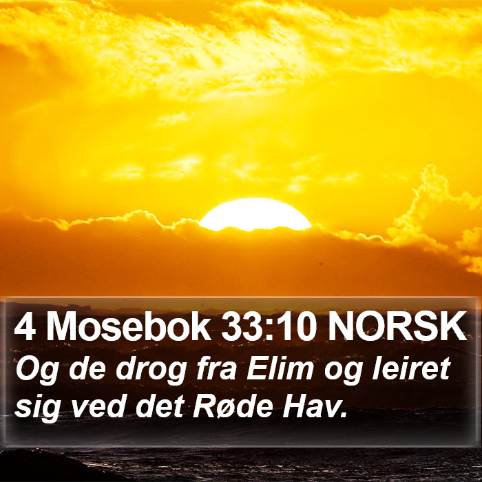 4 Mosebok 33:10 NORSK Bible Study