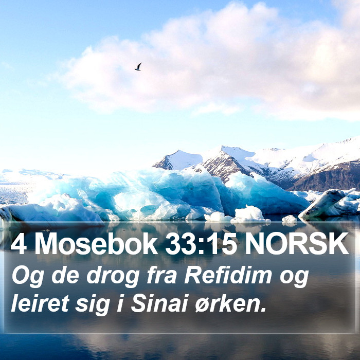 4 Mosebok 33:15 NORSK Bible Study