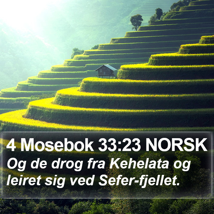 4 Mosebok 33:23 NORSK Bible Study