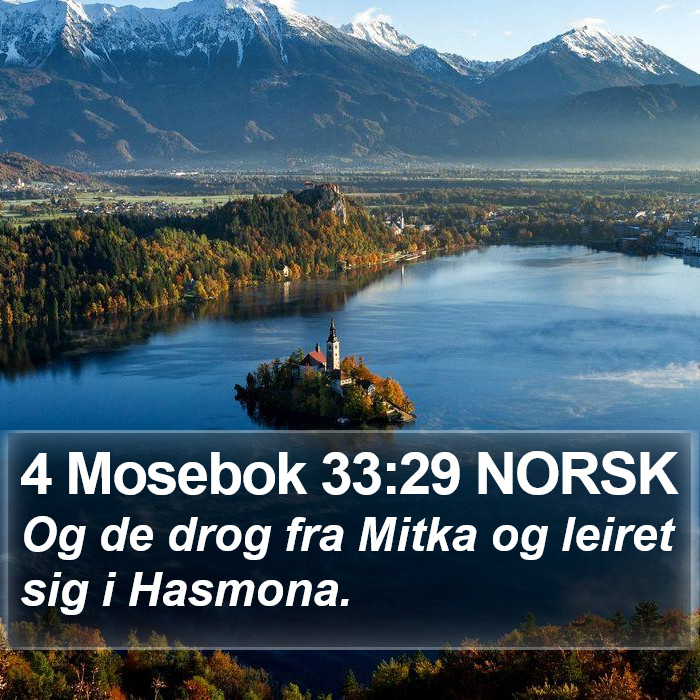 4 Mosebok 33:29 NORSK Bible Study