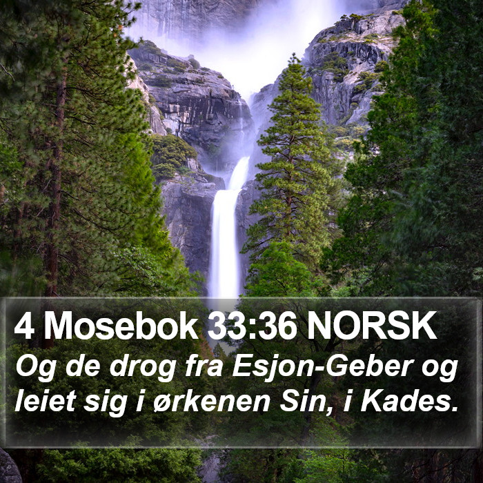 4 Mosebok 33:36 NORSK Bible Study