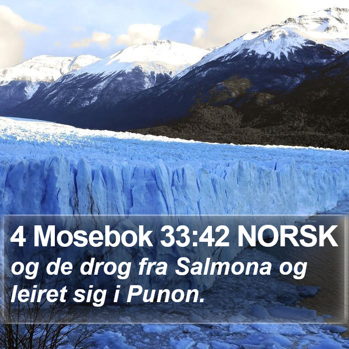 4 Mosebok 33:42 NORSK Bible Study