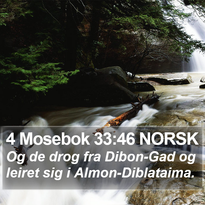 4 Mosebok 33:46 NORSK Bible Study